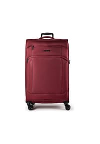 d & n® Travel Line 9804 - Travel Line 9804 4 Rollen Trolley L 78 cm mit Dehnfalte - dark red