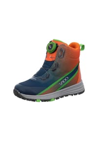 VADO - Lederimitat/Mesh Stiefelette - Blau/Orange