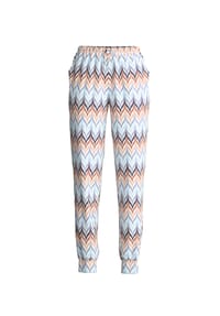 CALIDA - Damen Pyjamahose mit Bündchen Favourites Tiles - aura blue