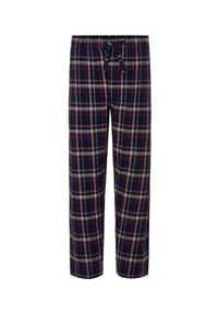 El Búho NOCTURNO® - Lange Herren-Pyjamahose aus Flanell - marineblau