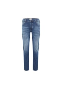MUSTANG® - Herren Jeans - Michigan Straight, Medium Stretch, Gerades Bein, Medium Rise, Stretch-Baumwolle, Länge 32 - Dunkelblau