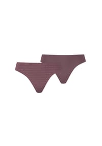 PUMA® - Tanga Everyday, Gummibund, für Damen - 001 RICH COCOA