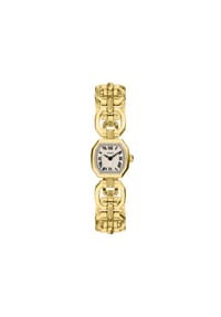 FOSSIL Harlow - Fossil Damenuhr Harlow Mini, zwei Zeiger, goldfarbenes Edelstahlgehäuse, ES5483 - Gold