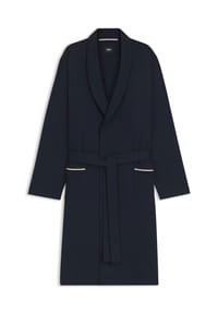 BOSS - Bademantel, Bindegürtel, für Herren - 001  BLACK