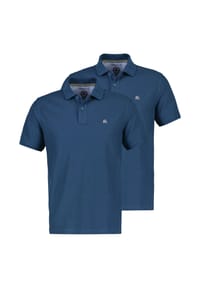 LERROS - Poloshirt 2er Pack Basic - Basalt grey