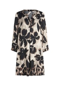 BETTY BARCLAY - Tunikakleid langarm - Beige/Schwarz