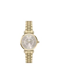EMPORIO ARMANI - Emporio Armani Damenuhr aus goldfarbenem Edelstahl mit zwei Zeigern, AR11766 - Blassgoldfarben