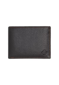GALERIA - Brieftasche, Leder, Logo-Prägung - DK. BROWN