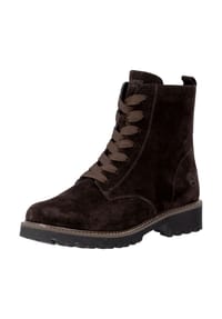 remonte® - Schnürstiefeletten, Veloursleder, für Damen - CIGARRE / 25