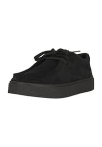 CLARKS® - Mokassin Boxbee Walla mit Cupsohle in Krepp-Optik - 2000 Black/Black
