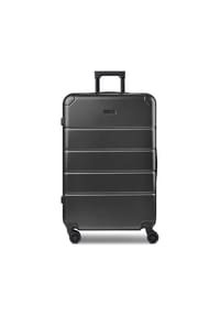 POLICE Dublin - Dublin 4 Rollen Trolley L 75 cm mit Dehnfalte - black