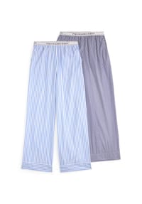 POLO RALPH LAUREN - Pyjamahose Shirting Stripes - hydrangea / beacon blue