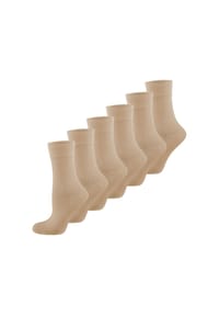 nur die - Basicsocken 98 Komfortbund - leinen