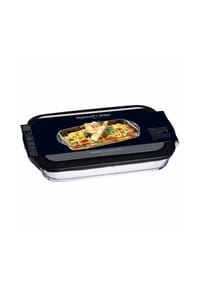 Ritzenhoff & Breker Auflaufform mit Frischhaltedeckel Cucina 3,85 Liter schwarz - CUCINA - 