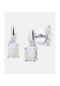 Diamant L'eternel - Ohrringe, mit Diamant, 375 Weißgold - white gold