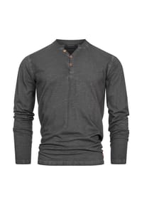 INDICODE - Langarmshirt INKilsone - Black