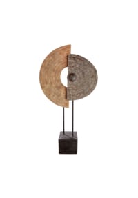 GILDE - Skulptur "Carve" - beige