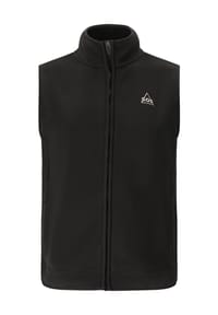 SOS - Fleeceweste Draco mit kuscheligem Material - 1001 Black