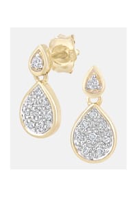 Diamant L'eternel - Ohrhänger, mit Diamant, 375 Gelbgold - gold