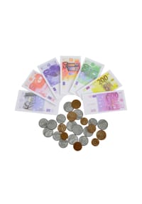 Simba - Euro-Spielgeld, 24 Münzen, 70 Scheine - 