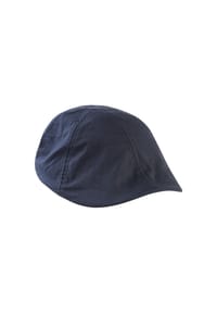 camel active - Flat Cap aus Baumwollmix - Dark Navy