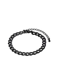heideman - Gliederarmband Keanu schwarz farben - schwarz