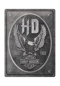 nostalgic Art Blechschild "Harley Davidson", Aluminium Bild 1