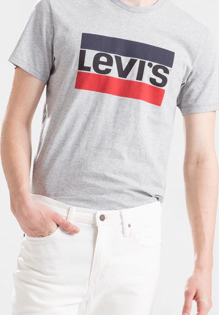 Levi's® T-Shirt, Baumwolle, FüR Herren, Grau, XL
