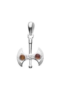OSTSEE-SCHMUCK® - Anhänger , Doppelaxt , Silber 925/000 - silber