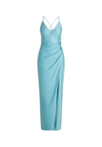 Vera Mont - Abendkleid, V-Ausschnitt, für Damen - 4892 RED/GREY