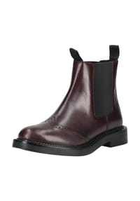 GEOX - Stiefeletten, Glattleder, für Damen - C7357 DK BURGUNDY