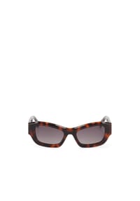 Kazar - Sonnenbrille mit Schickimicki-Muster - Braun