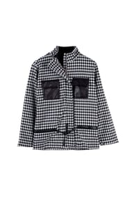 Solang - Jacke mit Karo-Muster - Schwarz