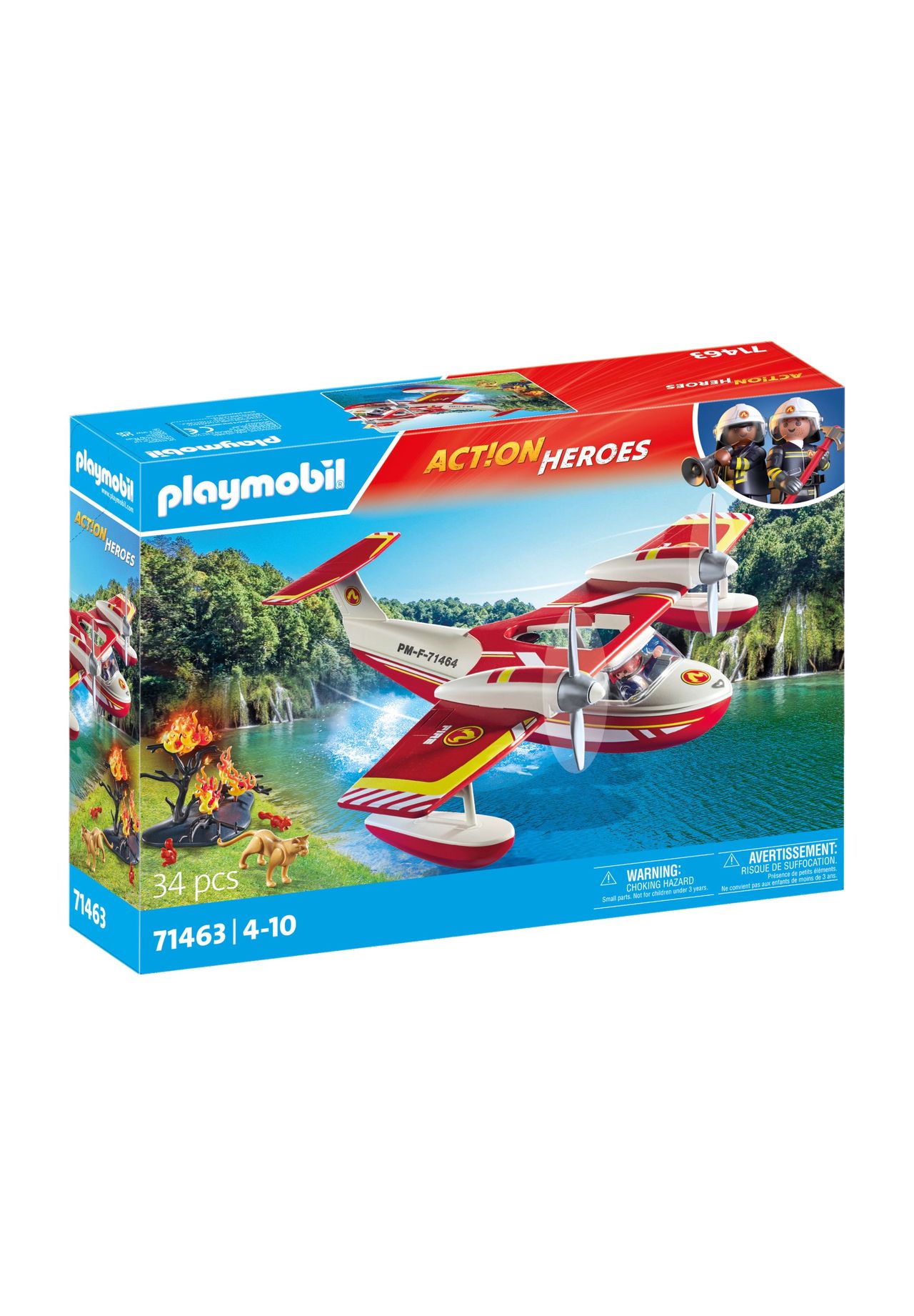 Playmobil Feuerwehrflugzeug Mit Löschfunktion (71463) - Image 9