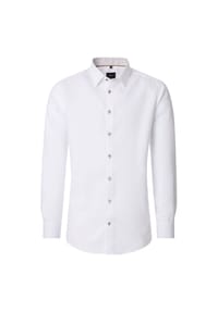 VENTI - Herren Businesshemd uni Comfort Fit - Weiß