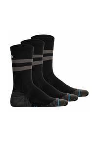 STANCE - Unisex Socken, 3er Pack - Franchise UL Crew, Logo, Performance Socken, Crew Socken - Schwarz