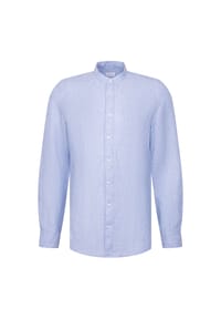seidensticker - Leinenhemd Schwarze Rose - Light Blue (0012)