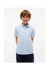 TOMMY HILFIGER - Poloshirt, Baumwolle, für Kinder - C1O BLUE