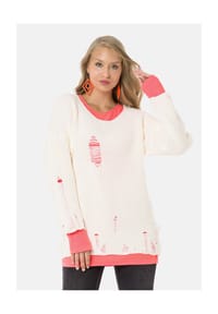 CIPO & BAXX® - Pullover WP240 im Used-Design - ANTHRACITE