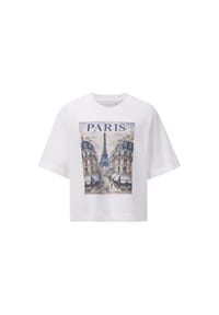 rich&royal - T-Shirt, Baumwolle, für Damen - 100 WHITE