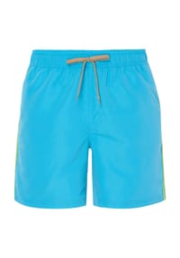 MANGUUN - Badeshorts, Kordelzug, Kontraststreifen, für Herren - 15-0545 JASMINE GR