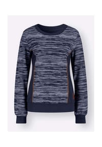 Witt - Sweatshirt - dunkeltaupe-ecru-bedruckt