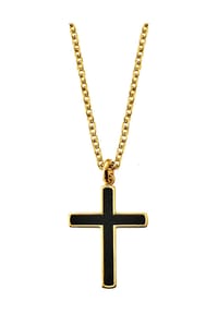XENOX - Herren Kette mit Anhänger, Edelstahl - GOLDFARBEN