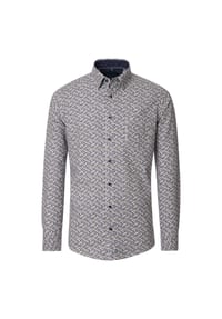 CASAMODA - Freizeithemd, Comfort Fit, Langarm, Kent-Kragen, für Herren - 100 BLAU