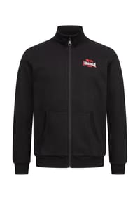 LONSDALE™ - Herren Sweatjacke mit Reißverschluss normale Passform CROPSTON - Black/White/Red