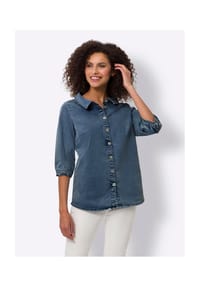 heine - Jeansbluse - blue-stone-washed