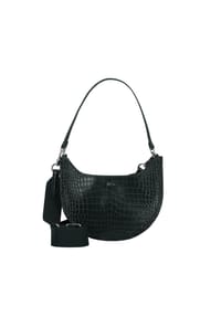 LACOSTE Chantaco Classics - Chantaco Classics Schultertasche S Leder 23 cm - noir