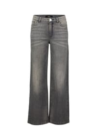 zero - Jeans weites Bein 32 Inch - Dark Grey Used Denim