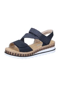 rieker - Lederimitat Sandalen - Pazifik