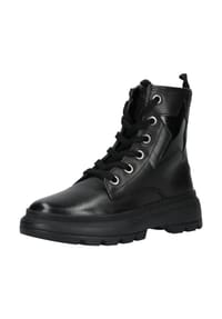GEOX - Leder Stiefelette - Schwarz
